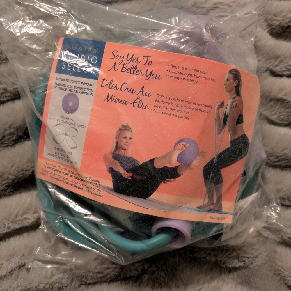 Gaiam Ultimate Toning Kit CorePlus Reformer And Mini Ab Ball
